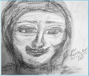 Spirit Portrait Drawing by Eileen Gonzalez